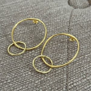 Gorjana double hoop earrings
